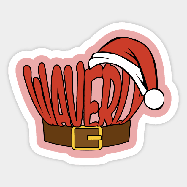 Waverly Christmas Santa Sticker by gingertv02